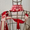 Collar y Correa Perro Chic Flores Rojo - Imagen 3